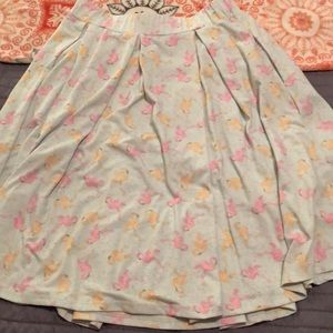 Lularoe flamingo Madison skirt